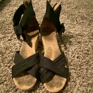 Ugg Black Wedges